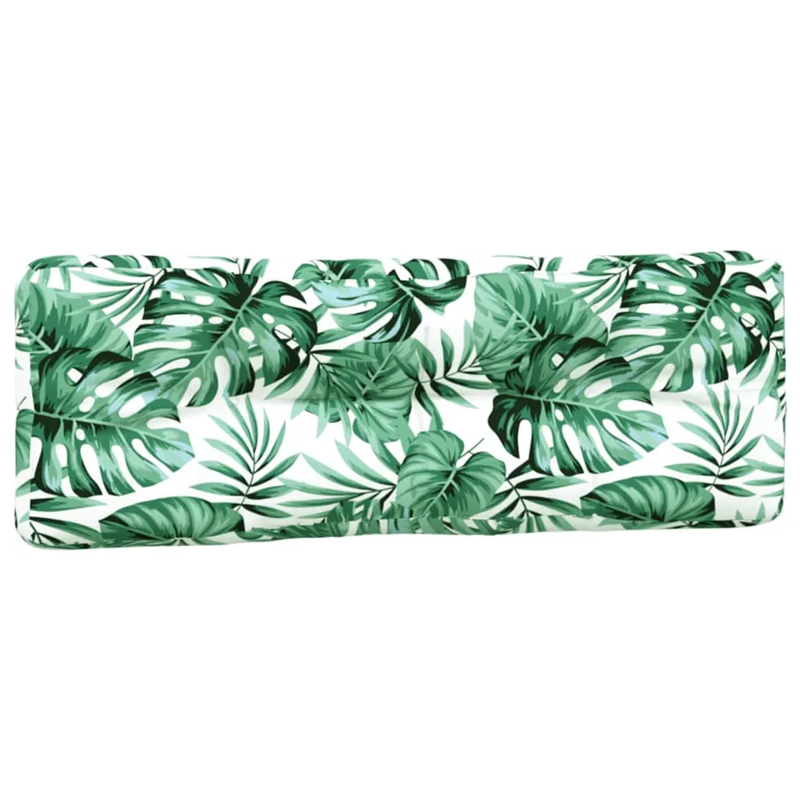 Coussins de palette 5 pcs motif de feuilles tissu - 4