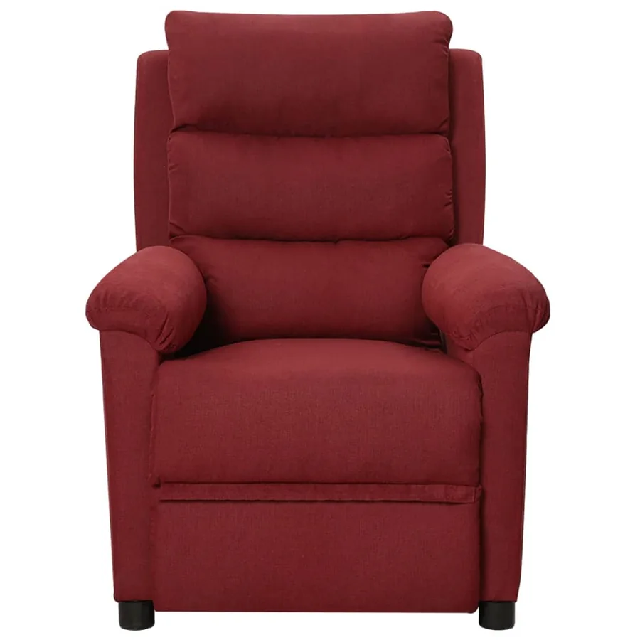Fauteuil de massage Rouge bordeaux Tissu - 2