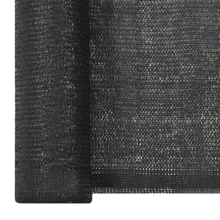 Filet brise-vue PEHD 1,5 x 25 m Noir - 2