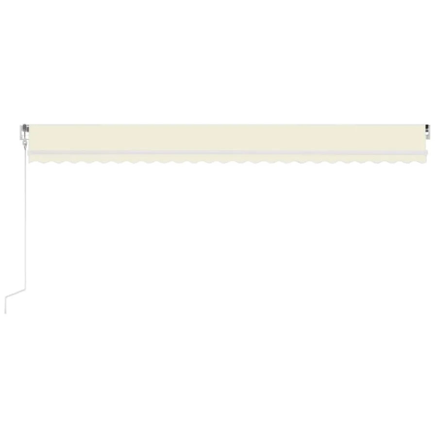 Auvent rétractable automatique 600x300 cm Crème - 3