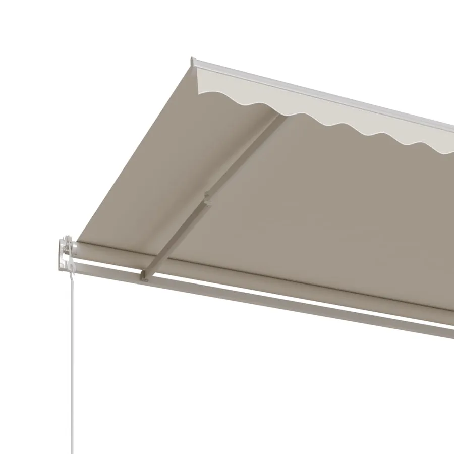 Auvent rétractable automatique 600x300 cm Crème - 5