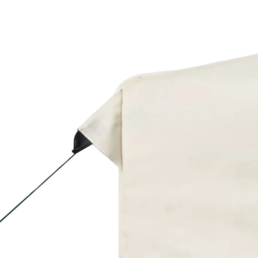 Tente de réception pliable avec parois Aluminium 3 x 3 m Crème - 6