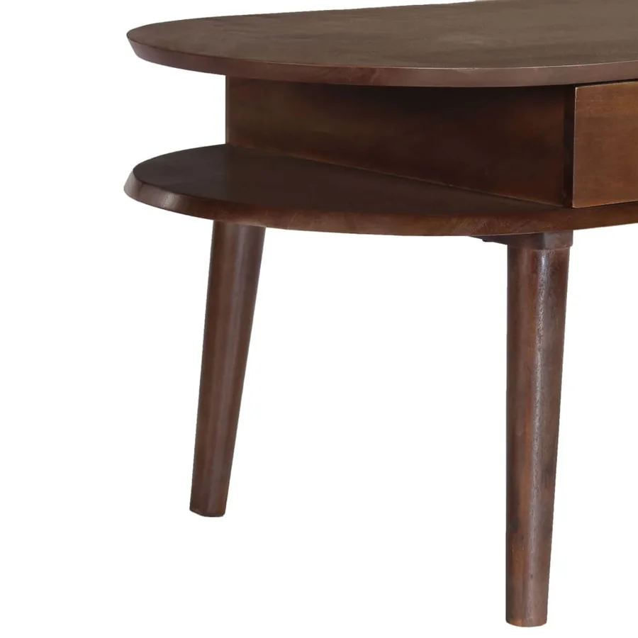 Table basse 100x50x46 cm Bois d'acacia solide - 7