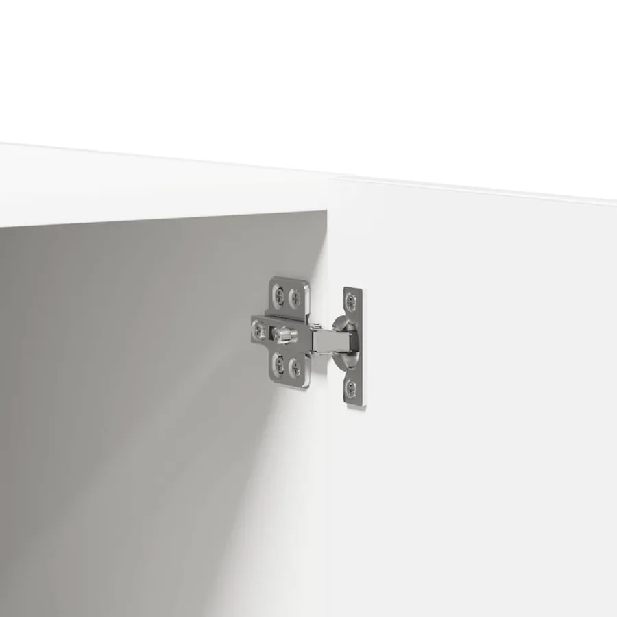 Garde-robe Blanc 80x52x180 cm Bois d’ingénierie - 7