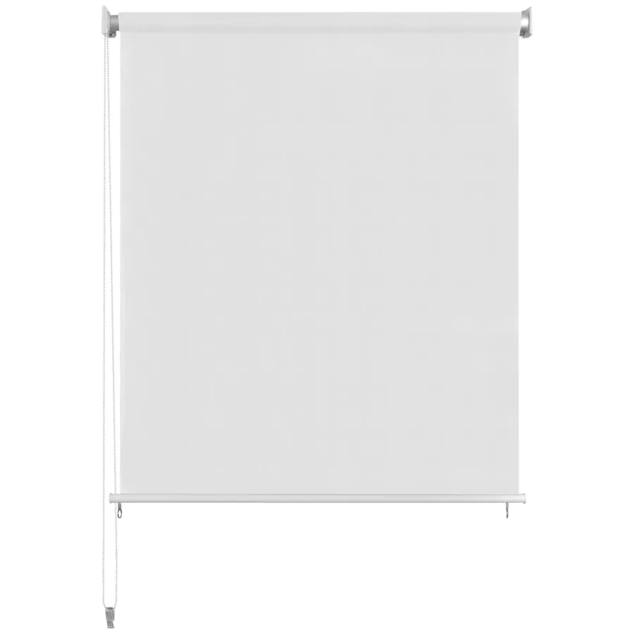 Store roulant d'extérieur 245 (l) x 140 (H) cm blanc - 2