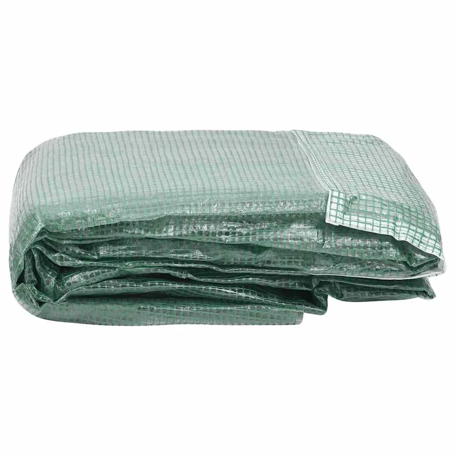 Couverture de remplacement de serre (8 m²) 400x200x200 cm Vert - 3