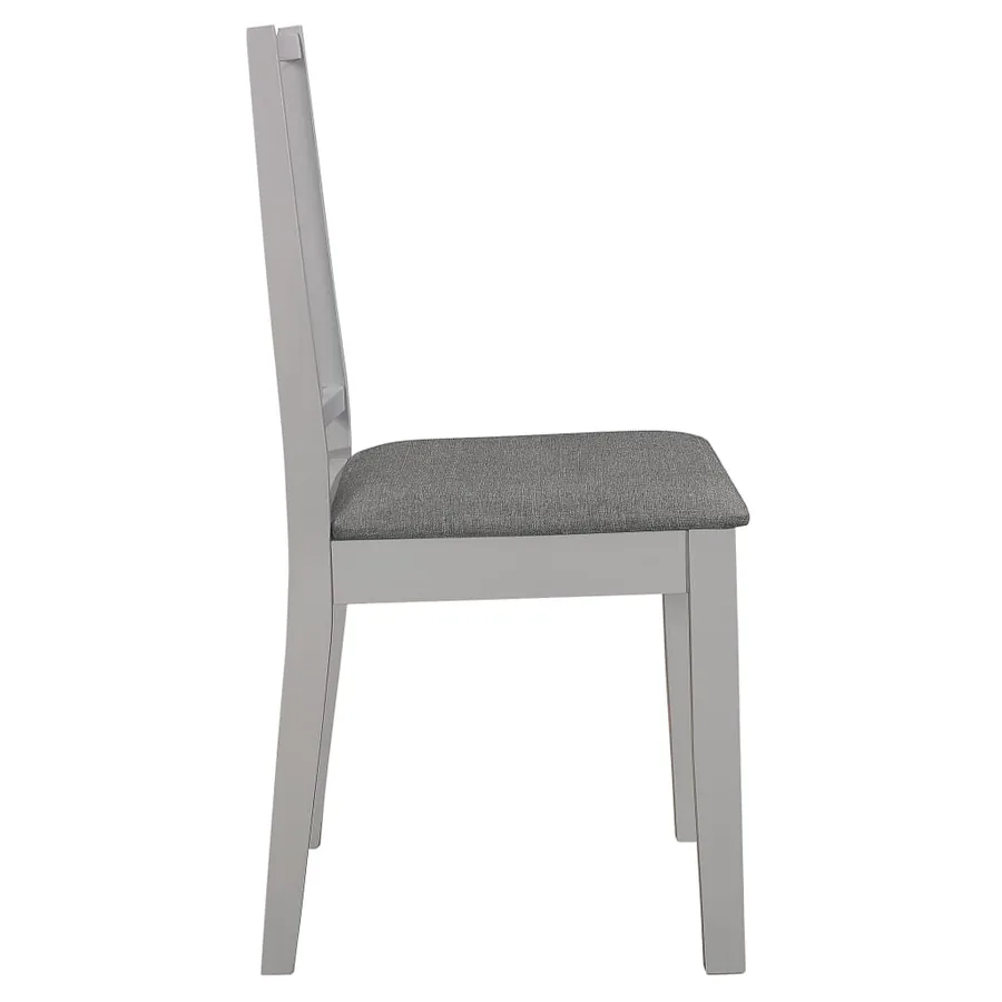Mobilier de salle à manger 3 pcs MDF Gris - 9