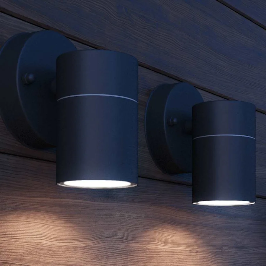 Applique murale LED d'extérieur 2 pcs Acier - 3