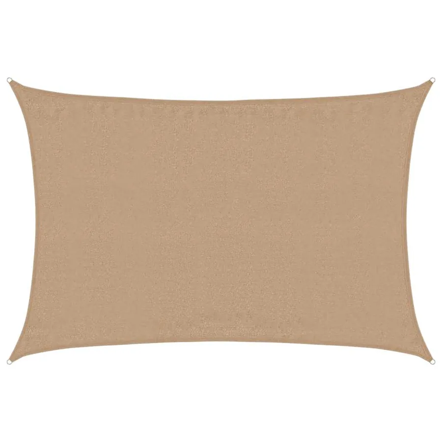 Voile d'ombrage 160 g/m² Taupe 3,5x5 m PEHD - 2