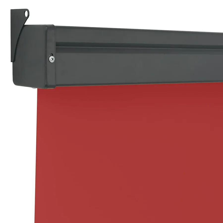 Auvent latéral de balcon 125x250 cm Rouge - 8