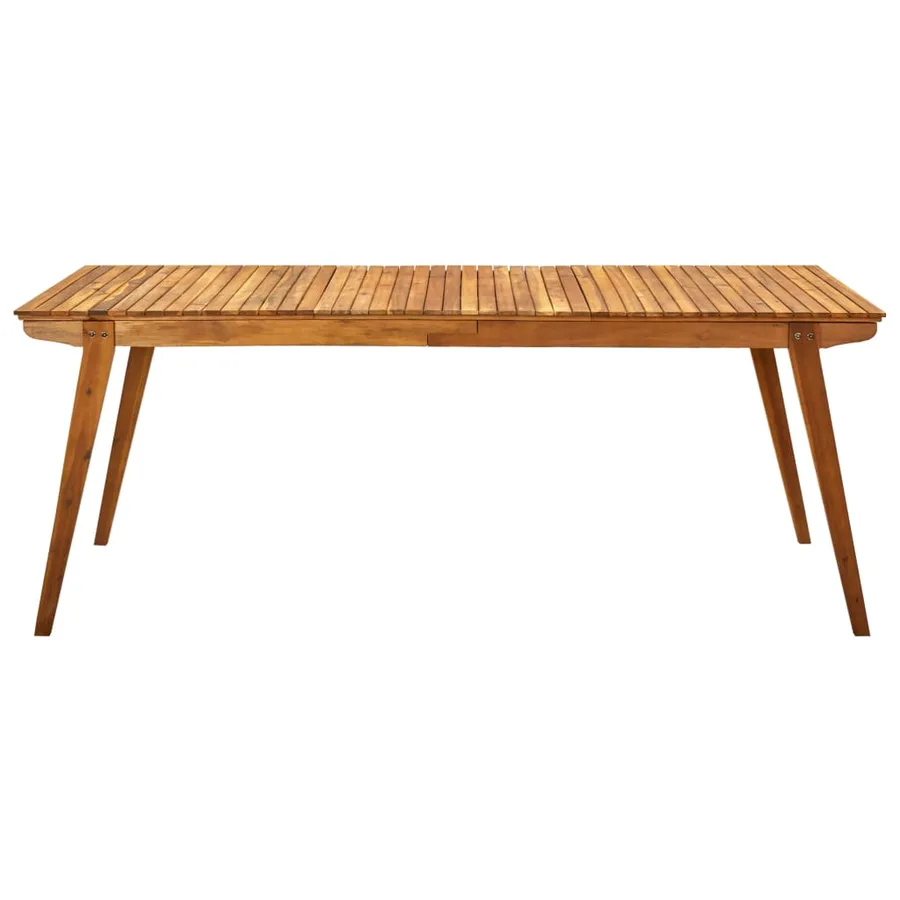 Table de jardin 201,5x100x75 cm Bois d'acacia massif - 2