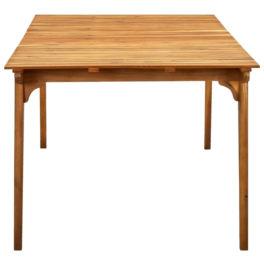Table de jardin 201,5x100x75 cm Bois d'acacia massif - 3