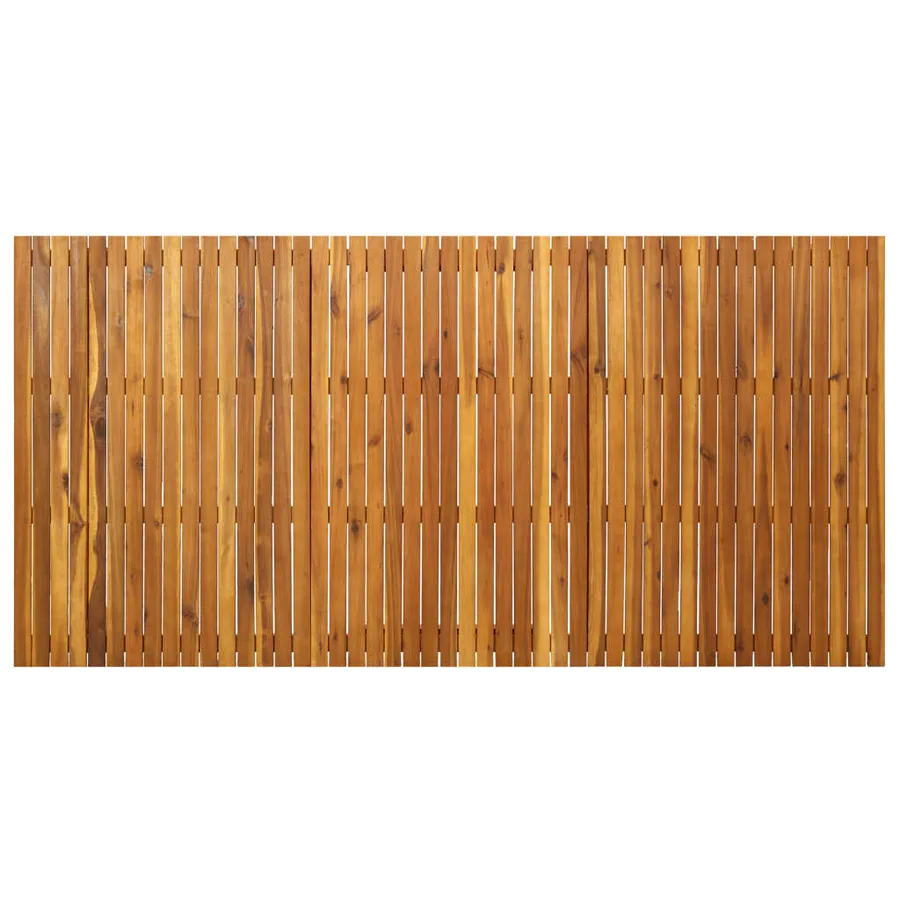Table de jardin 201,5x100x75 cm Bois d'acacia massif - 4