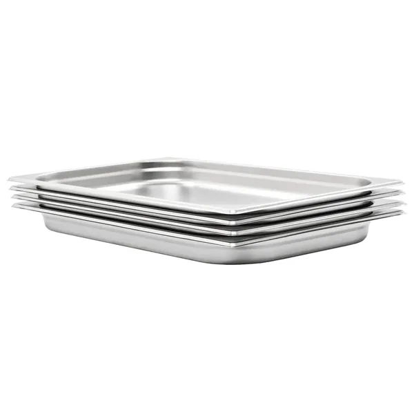Récipients Gastronorm 4 pcs GN 1/1 40 mm Acier inoxydable