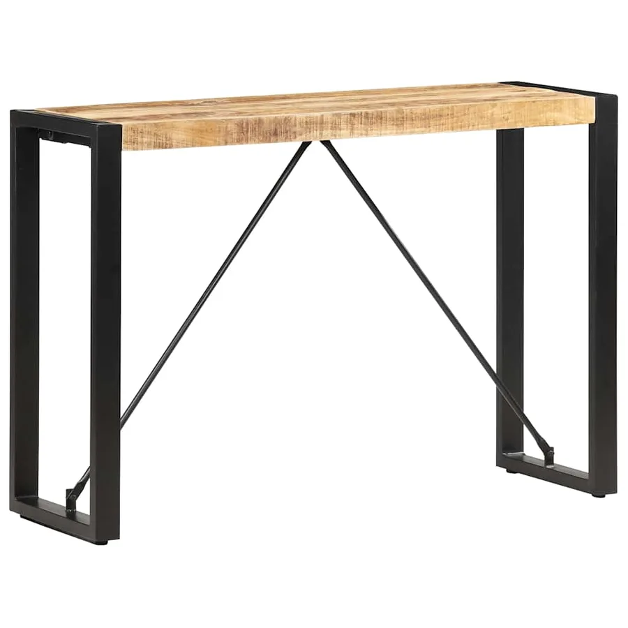 Table console 110x35x76 cm Bois de manguier massif - 6