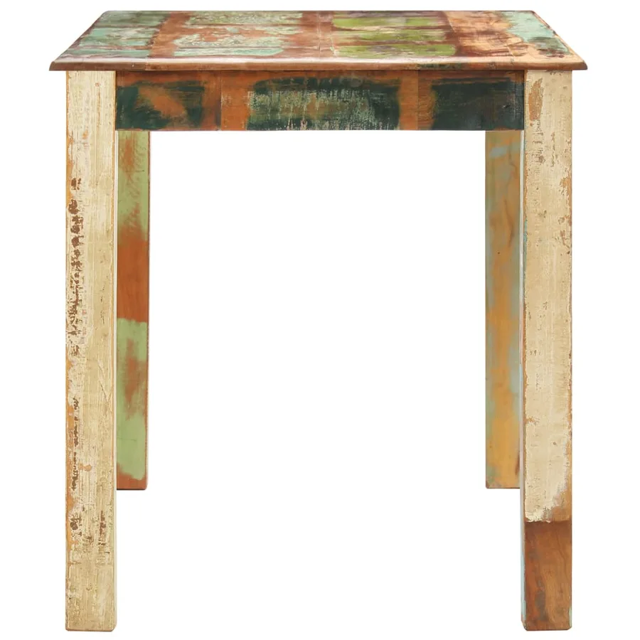 Table de salle à manger Bois de récupération solide 140x70x76cm - 3
