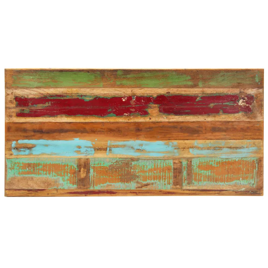 Table de salle à manger Bois de récupération solide 140x70x76cm - 4