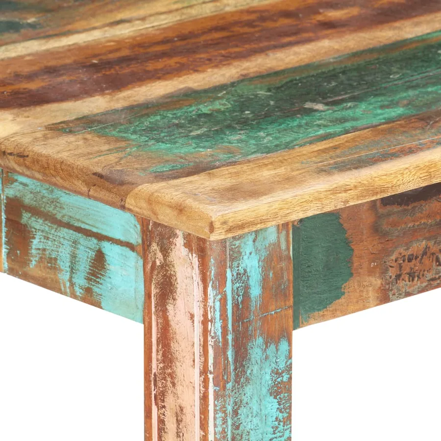 Table de salle à manger Bois de récupération solide 140x70x76cm - 5