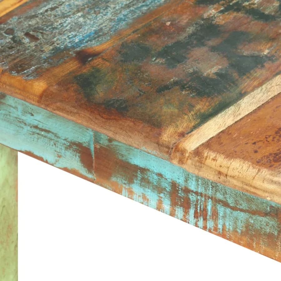 Table de salle à manger Bois de récupération solide 140x70x76cm - 6