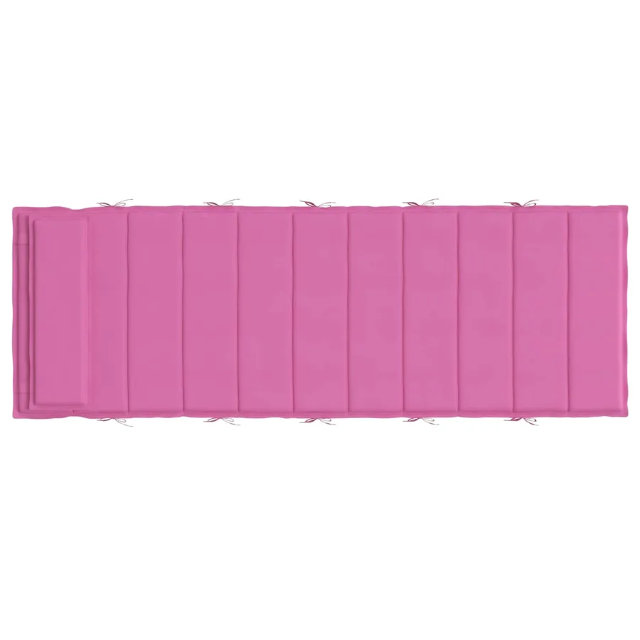 Coussin de transat ensoleillé Rose 178 x 60 x 4 cm Tissu Oxford - 3