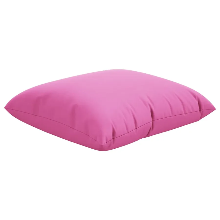 Coussins Éparpillés 4 pcs Rose 50 x 50 cm Tissu en Polyester - 4