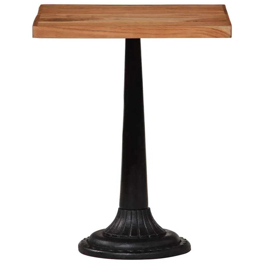Table de bistro 60x60x76 cm Bois d'acacia massif - 4