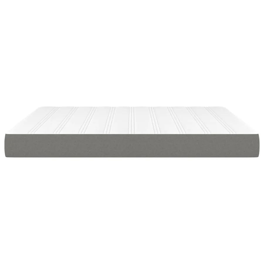Matelas de lit à ressorts ensachés fermeté moyenne 152x203x20 cm tissu - 4