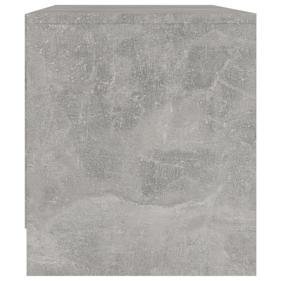Meuble TV gris béton 90x35x40 cm bois d'ingénierie - 6