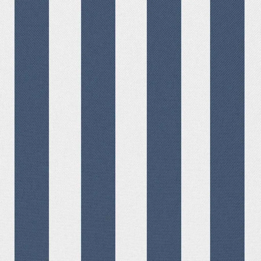 Oreiller d'extérieur lot de 4 Impression rayure 45 x 45 cm Bleu - 5