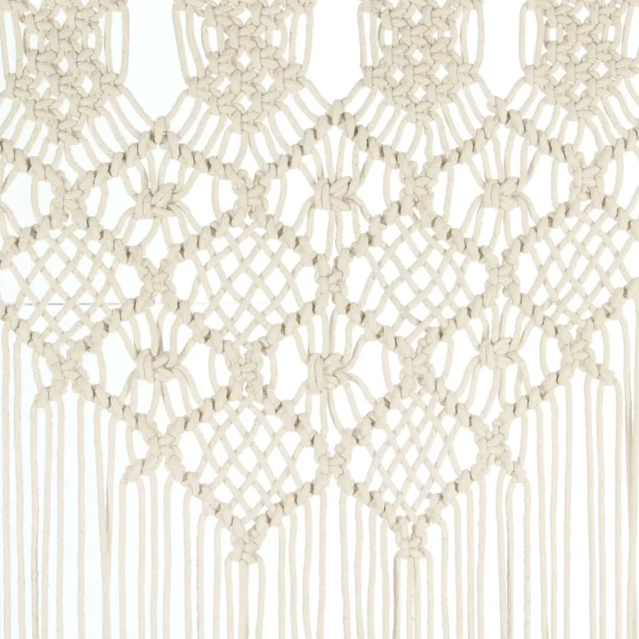 Rideau en macramé 140x240 cm Coton - 4