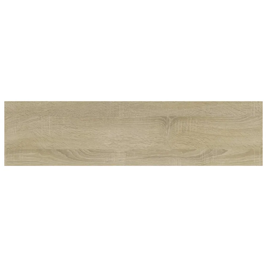 Panneau de bibliothèque 4 pcs chêne sonoma bois d’ingénierie - 4