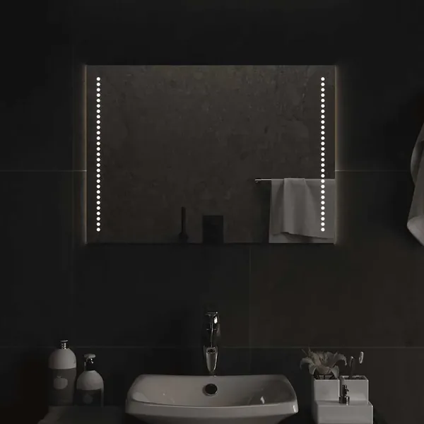 Miroir de salle de bain à LED 70x50 cm