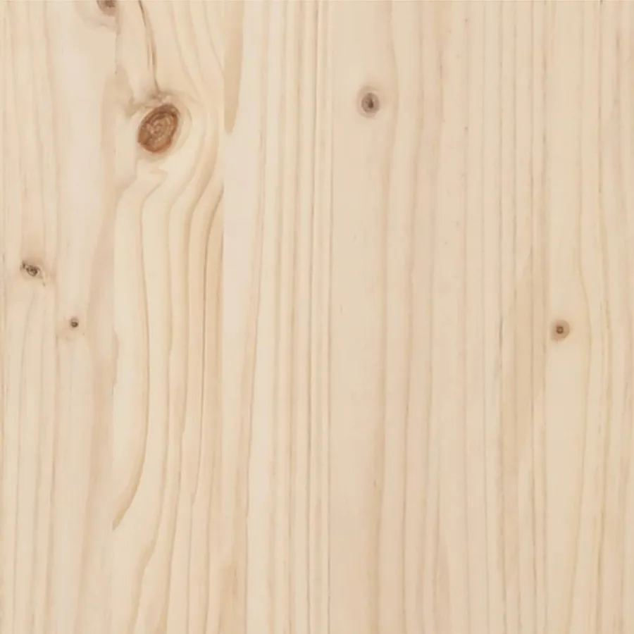 Cadre de lit sans matelas bois massif 140x200 cm - 5