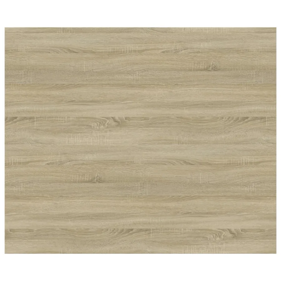 Panneau de bibliothèque 8pcs Chêne sonoma 60x50x1,5cm Aggloméré - 6