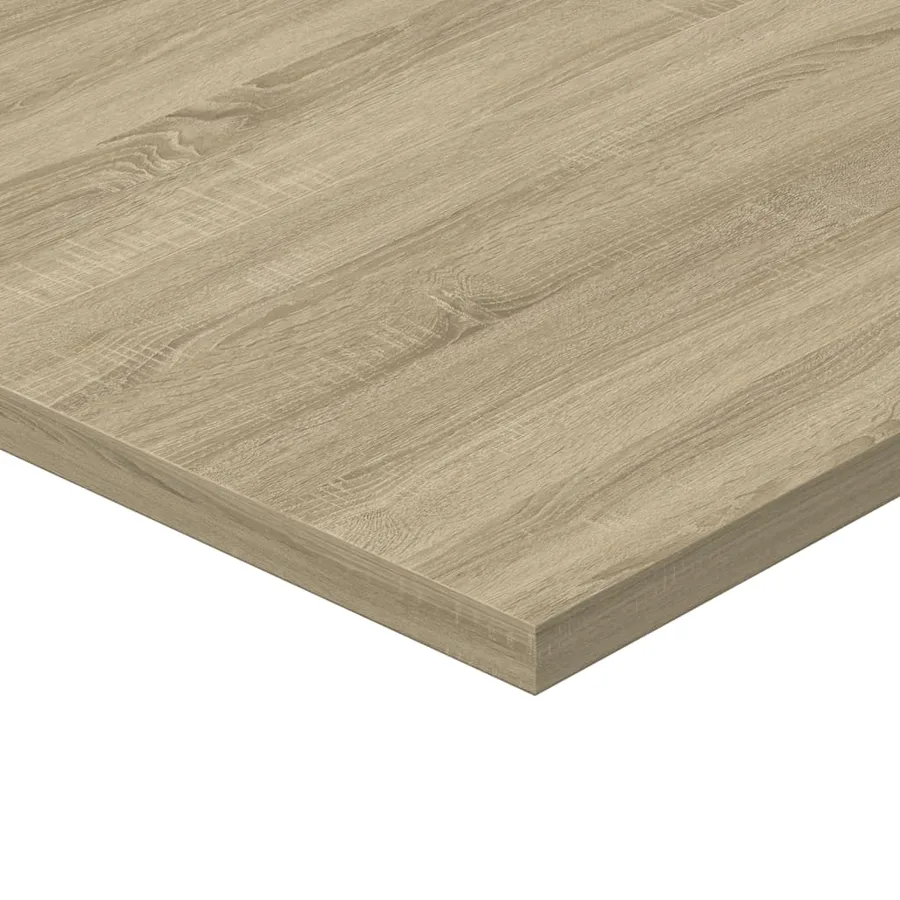 Panneau de bibliothèque 8pcs Chêne sonoma 60x50x1,5cm Aggloméré - 7