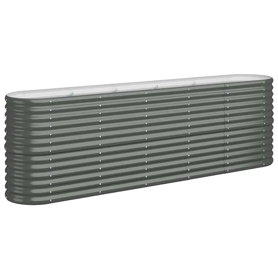 Lit surélevé de jardin Acier galvanisé Anthracite - 2