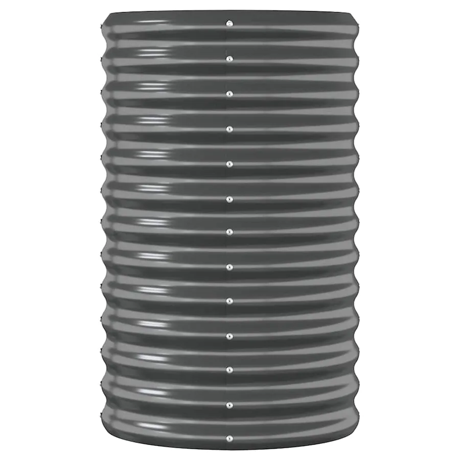 Lit surélevé de jardin Acier galvanisé Anthracite - 4