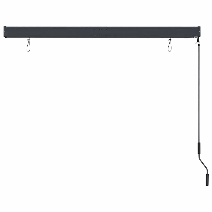 Store roulant d'extérieur 160x250 cm Blanc et orange - 5