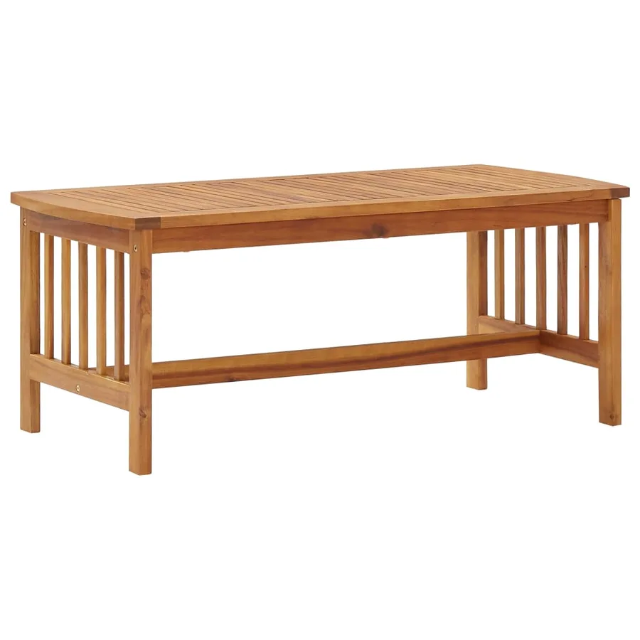 Salon de jardin 4 pcs avec coussins Bois d'acacia solide - 3