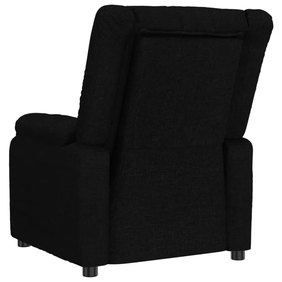 Fauteuil inclinable électrique Noir Tissu - 6