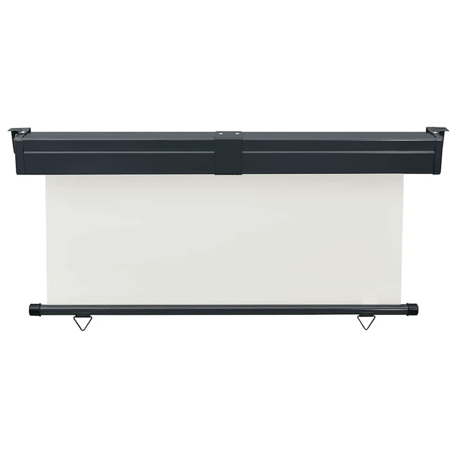 Auvent latéral de balcon 175x250 cm Crème - 4