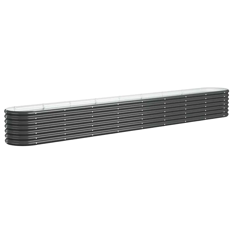 Lit surélevé de jardin Acier galvanisé Anthracite - 2