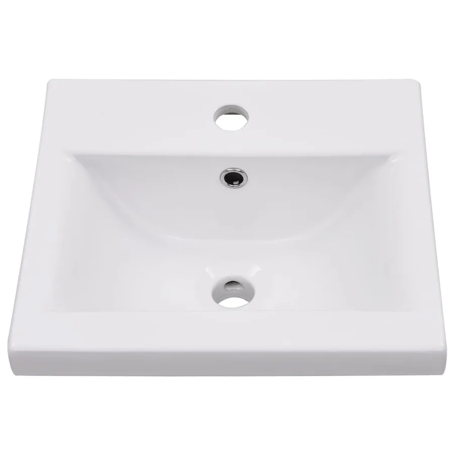 Ensemble de meubles de salle de bain Blanc brillant Aggloméré - 13