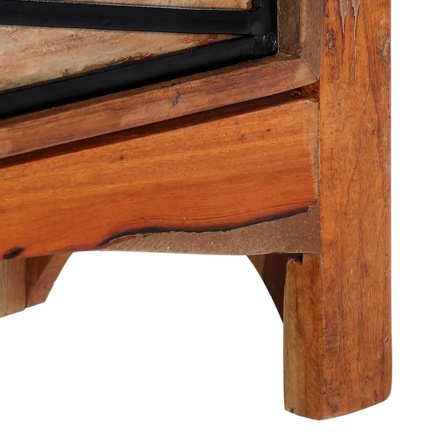 Meuble TV 120x30x40 cm Bois de récupération massif - 6