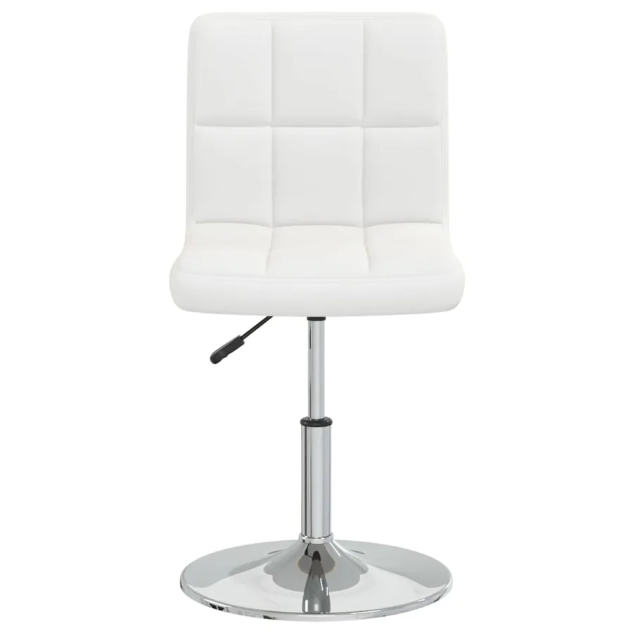 Tabouret de bar Blanc Similicuir - 3
