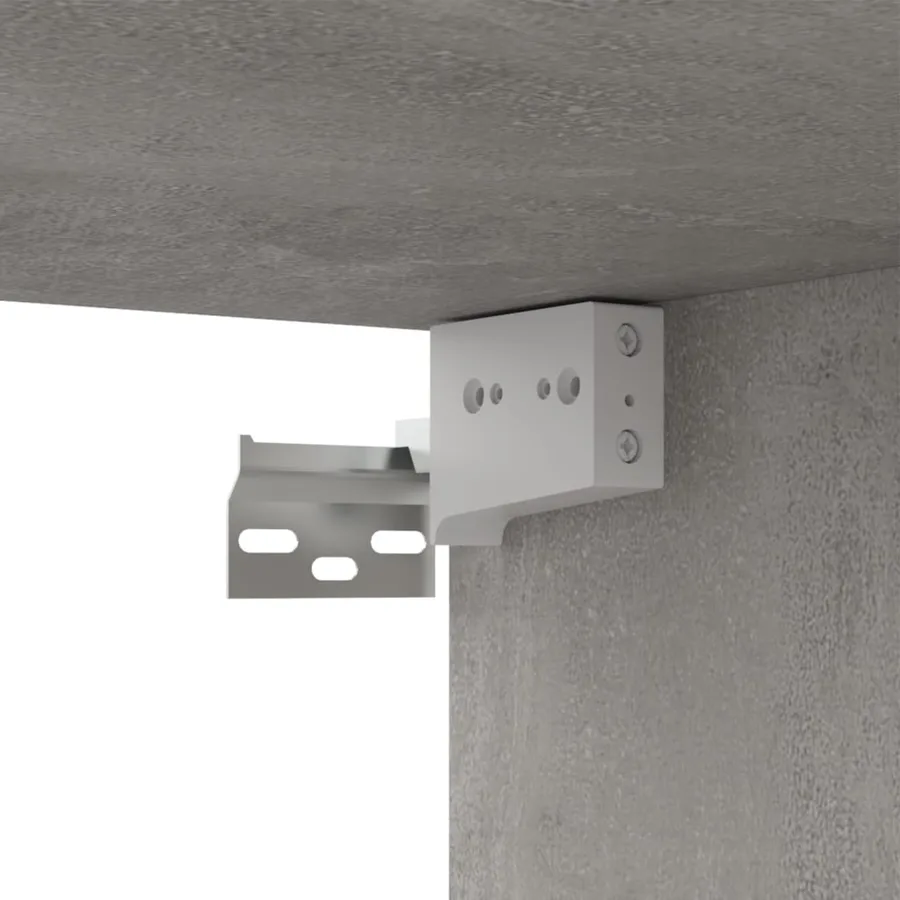 Ensemble de meubles TV 8 pcs Gris béton Bois d'ingénierie - 6