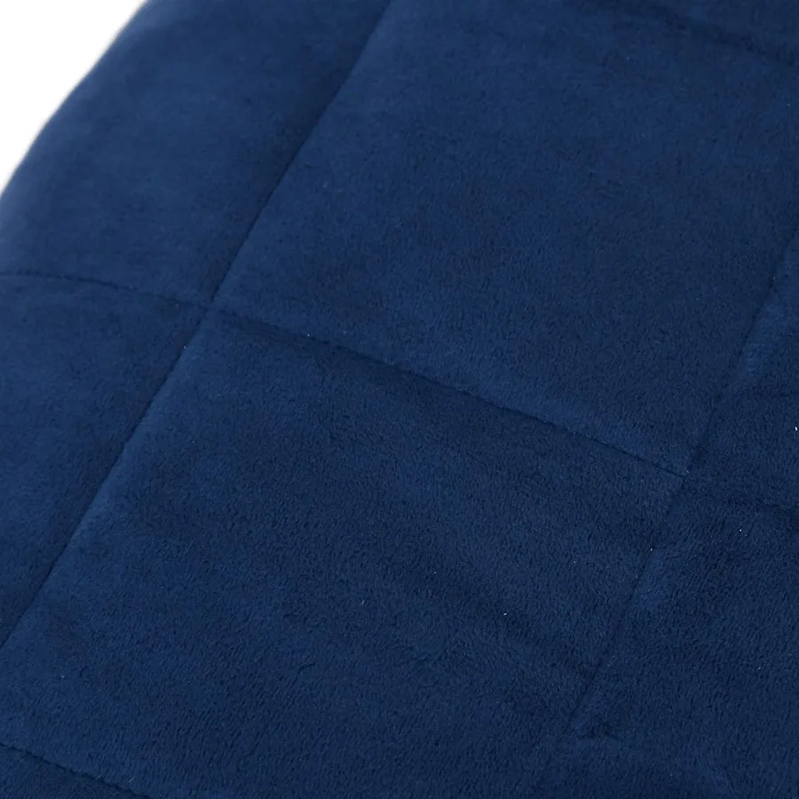 Couverture lestée Bleu 220x260 cm 15 kg Tissu - 4