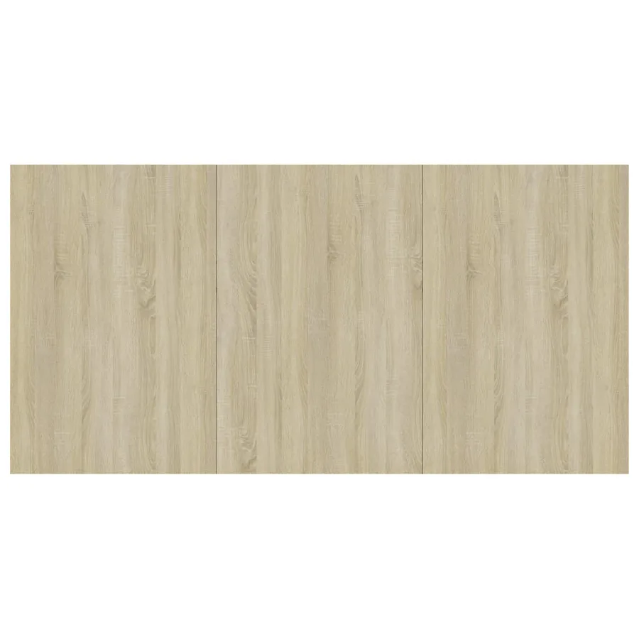 Table à manger Chêne sonoma 180x90x76 cm Bois d’ingénierie - 6
