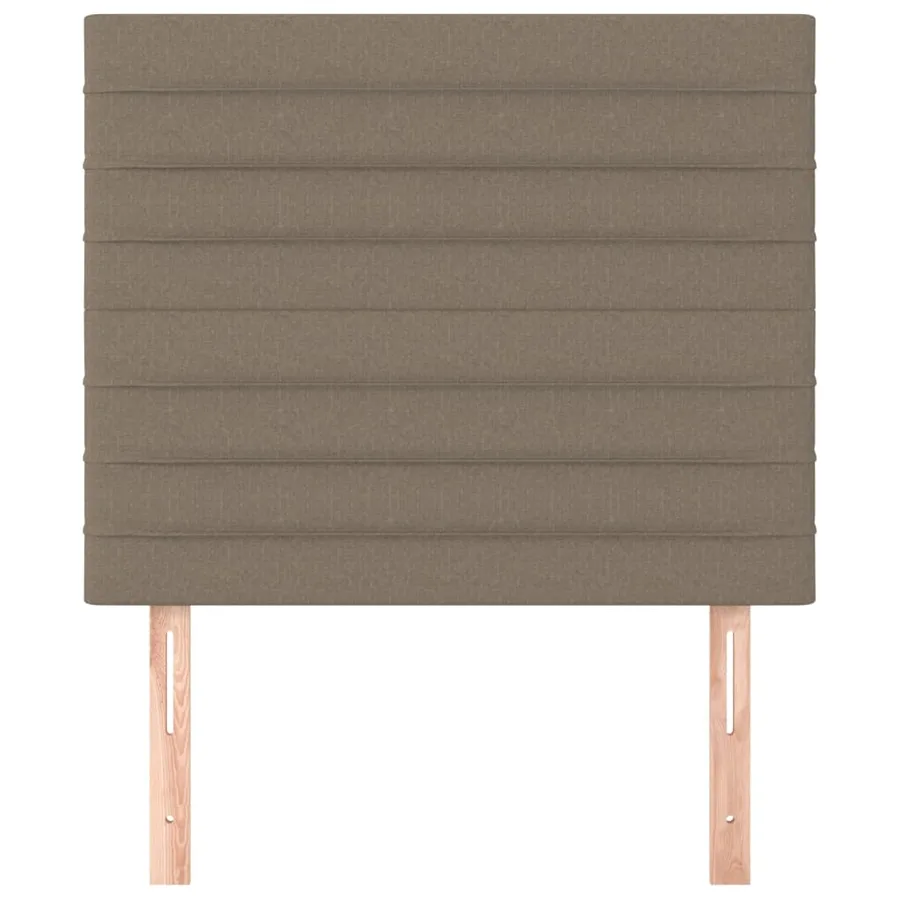Tête de lit Taupe 90x5x118/128 cm Tissu - 3