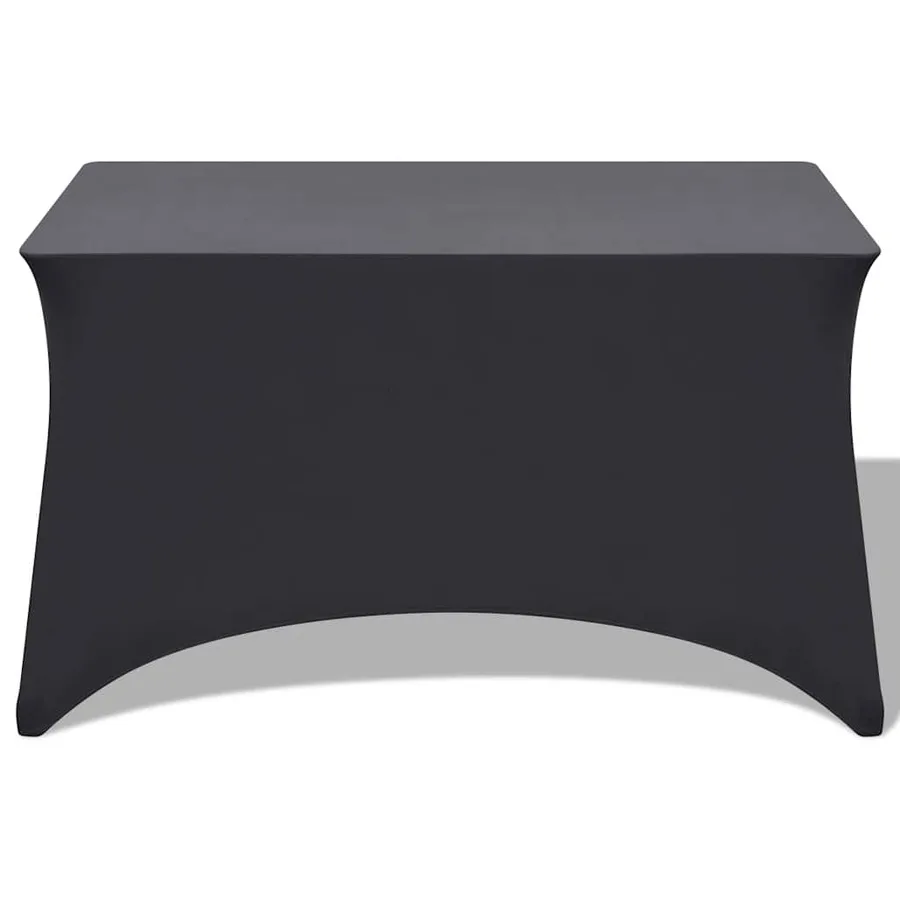 Housses extensibles pour table 2 pièces 243x76x74cm Anthracite - 2
